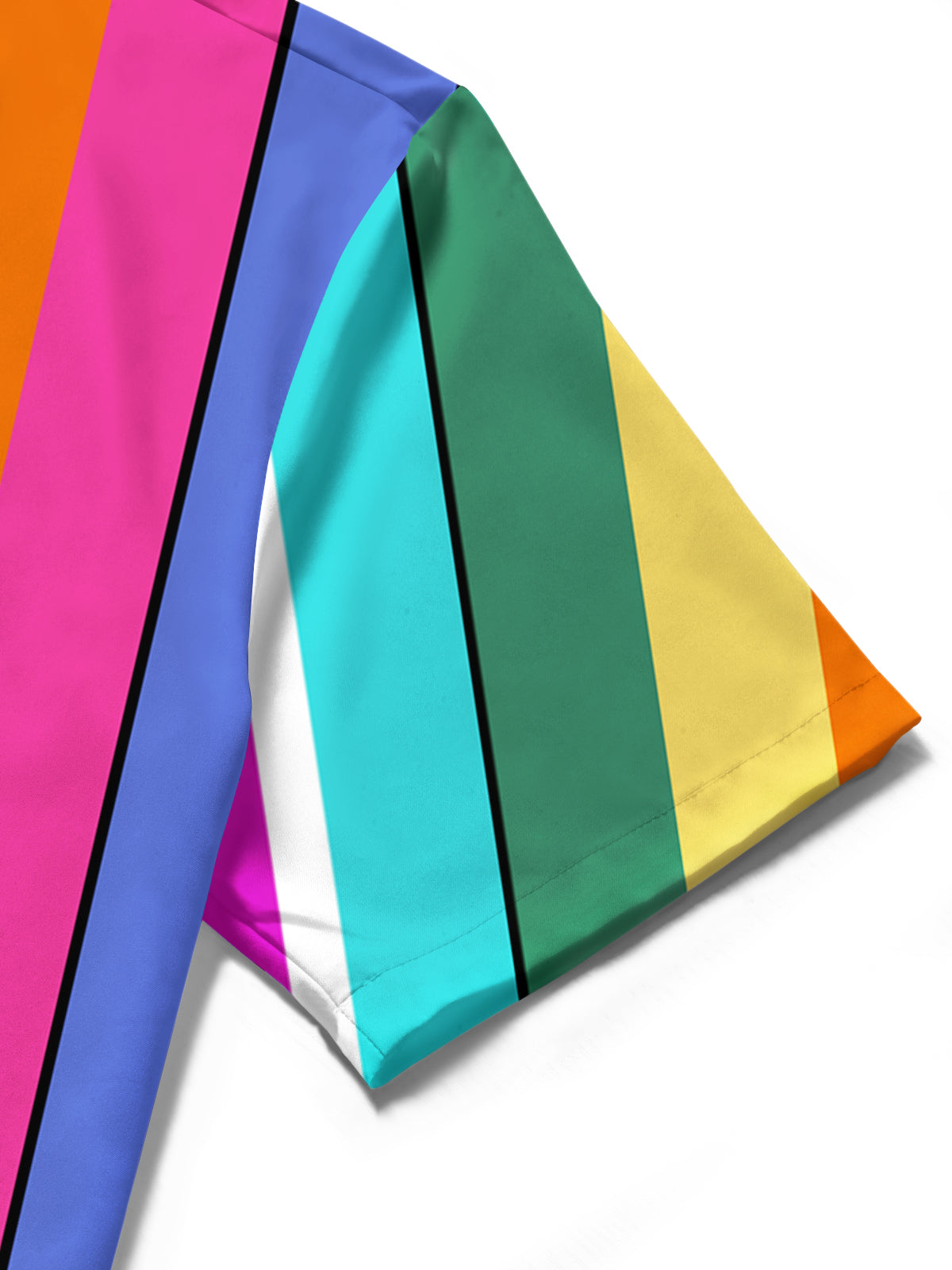 Stripes Men's Short Sleeve Shirts