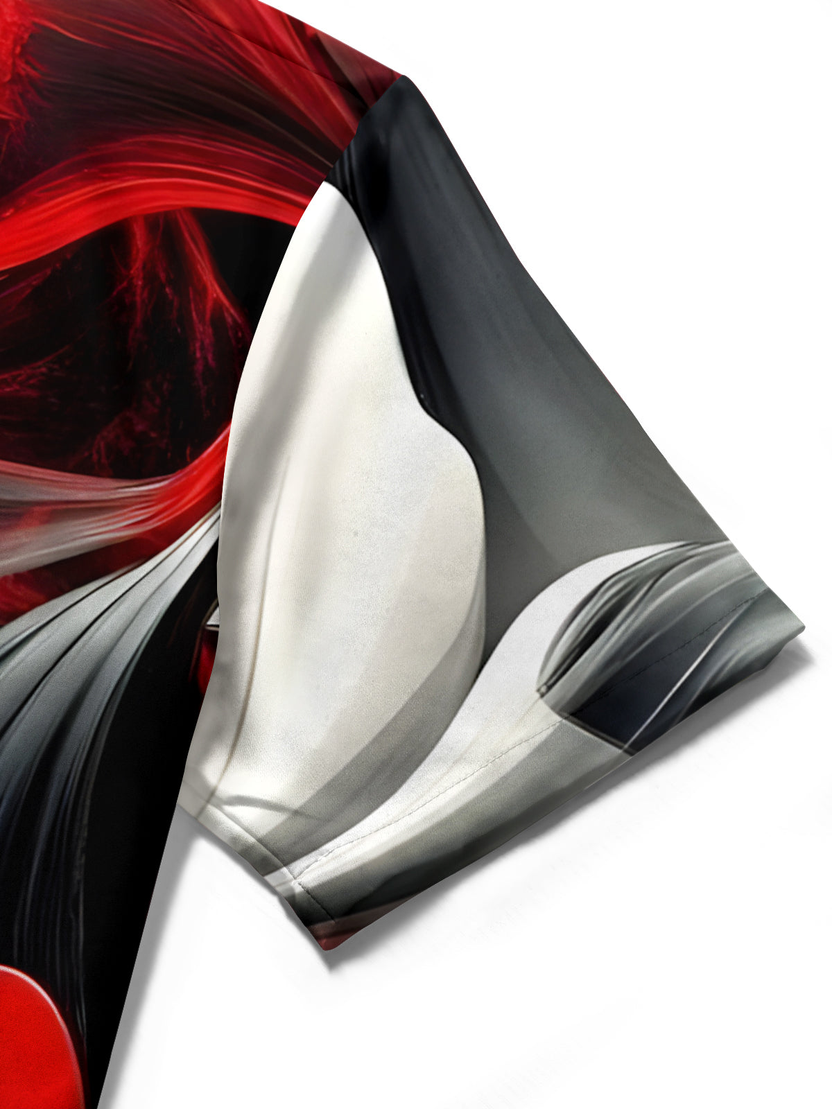 Floral Print Men's Pocket Short Sleeve Shirts