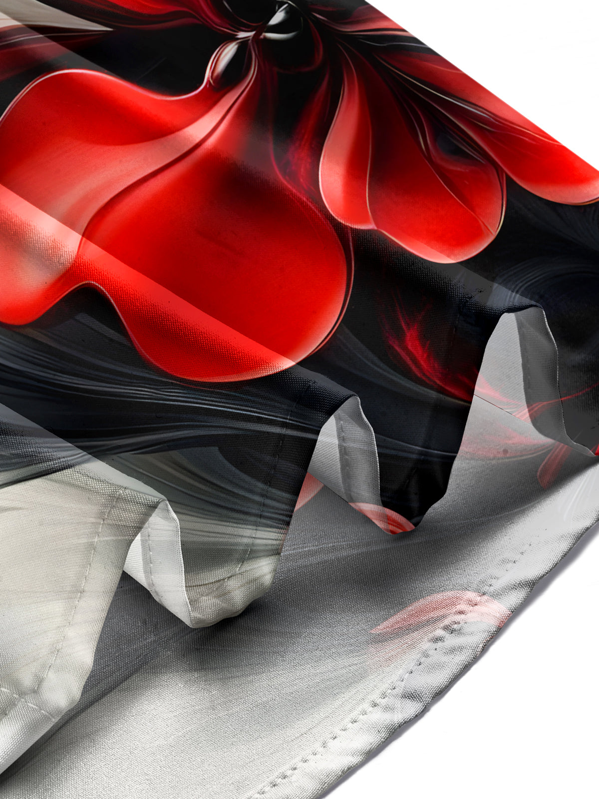 Floral Print Men's Pocket Short Sleeve Shirts