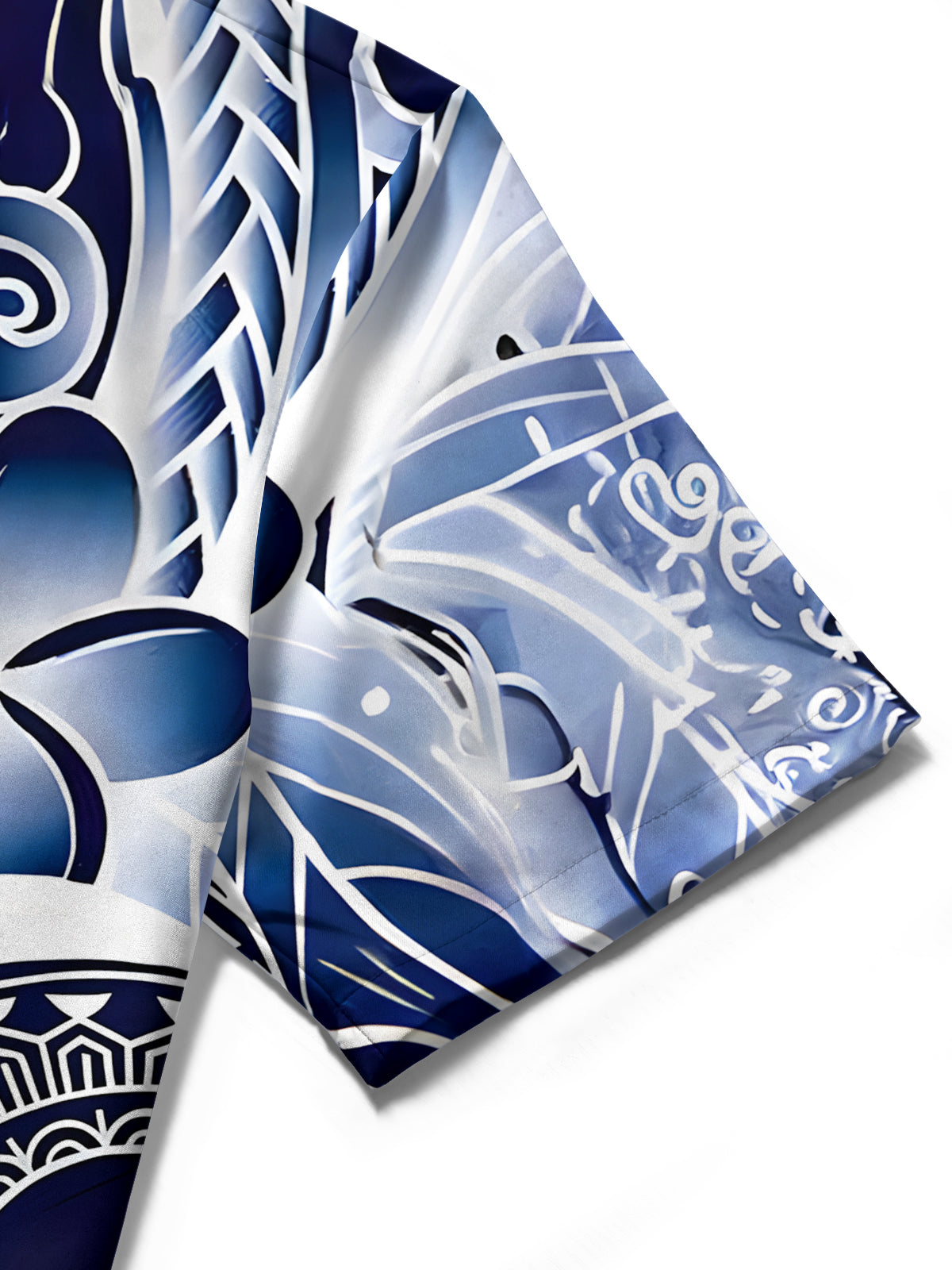 Abstract Men's Pocket Short Sleeve Shirts