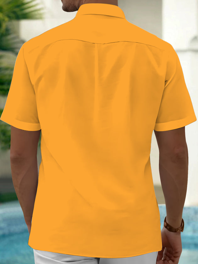 men's aloha shirt back view