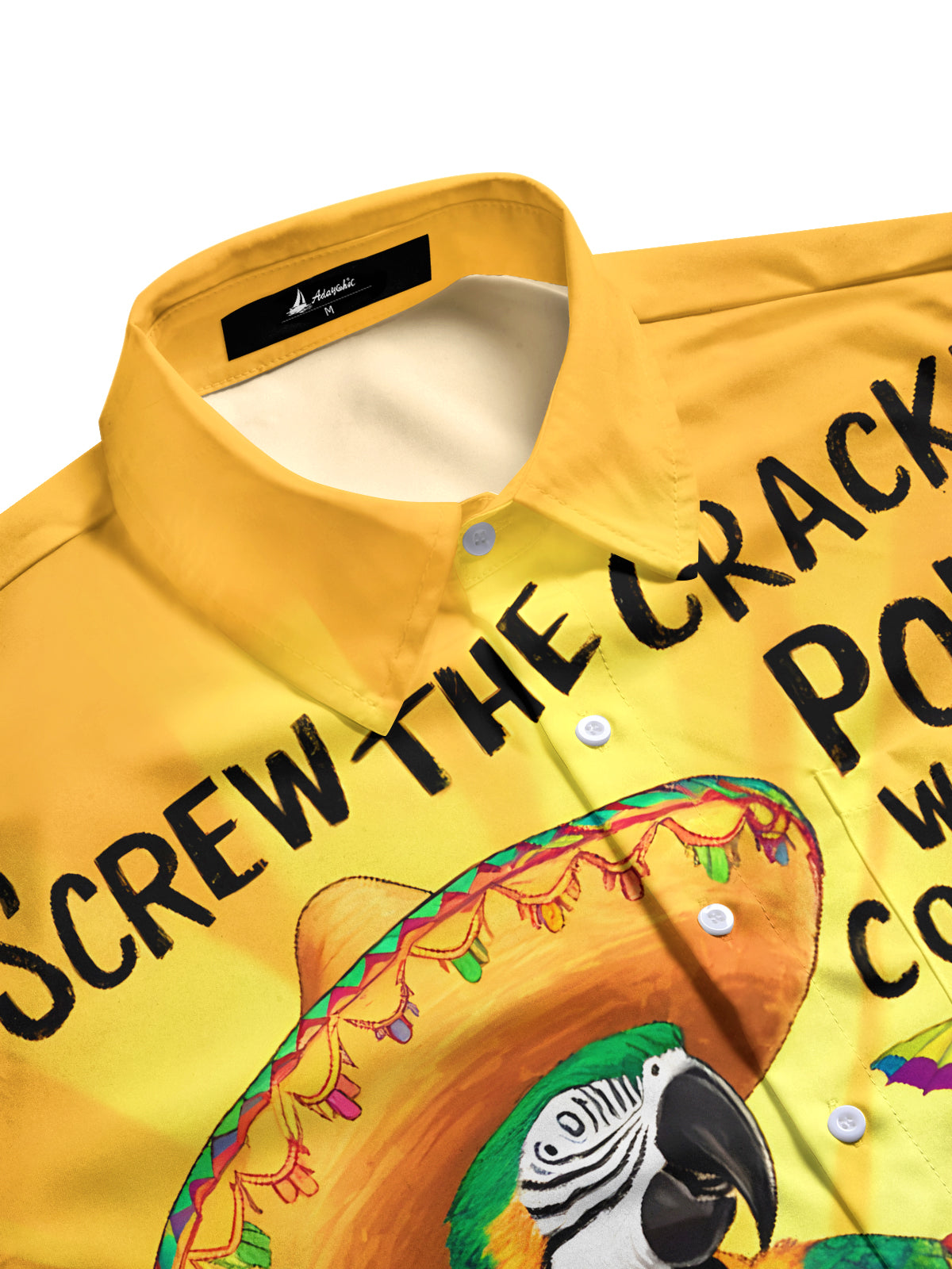 Hawaiian Parrot Men's Pocket Short Sleeve Shirts