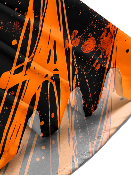 men's gradient print shirt summer vacation
