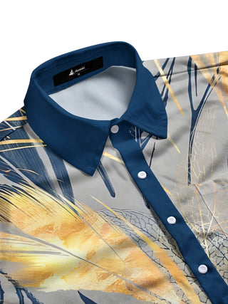 men's short sleeve shirt side view