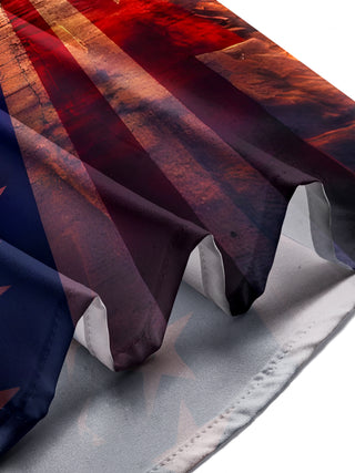 men's Hawaiian shirt Independence Day