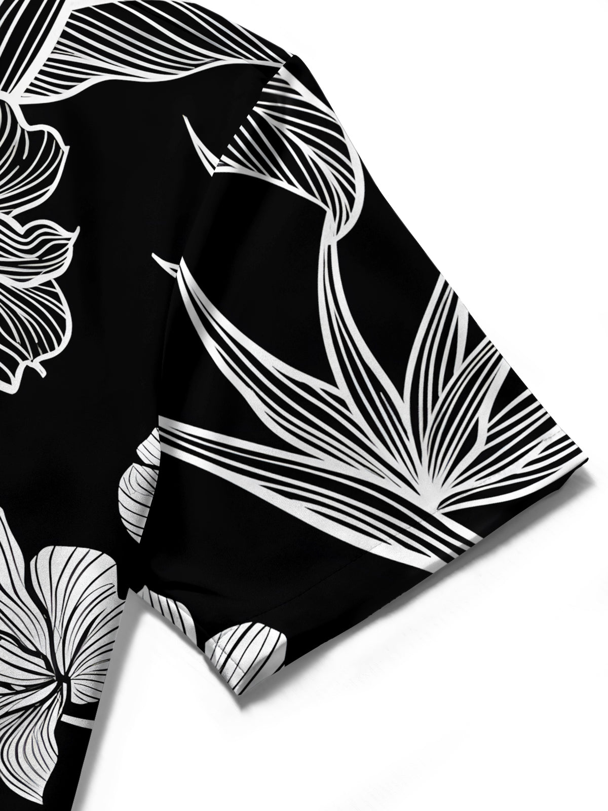 Floral Men's Pocket Short Sleeve Shirts