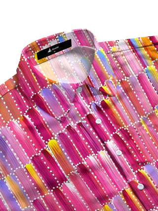 men's short sleeve shirt side view