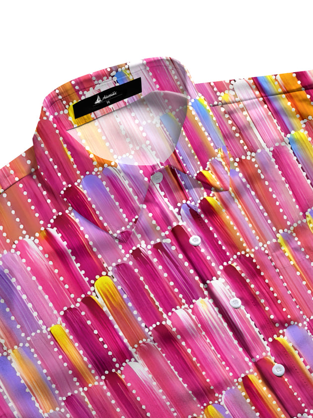 men's short sleeve shirt side view