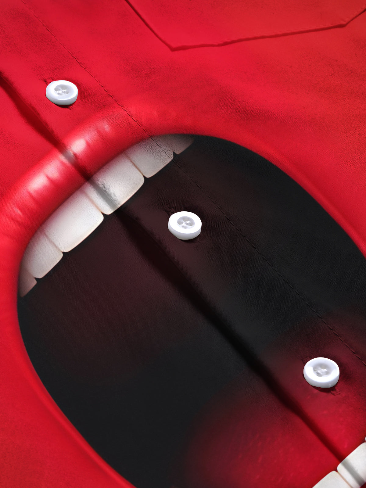 Fun Print Men's Pocket Short Sleeve Shirts