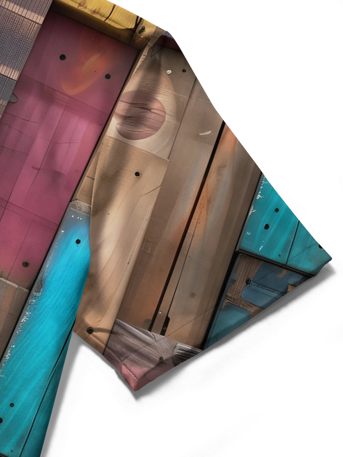 Board Print Men's Pocket Short Sleeve Shirts