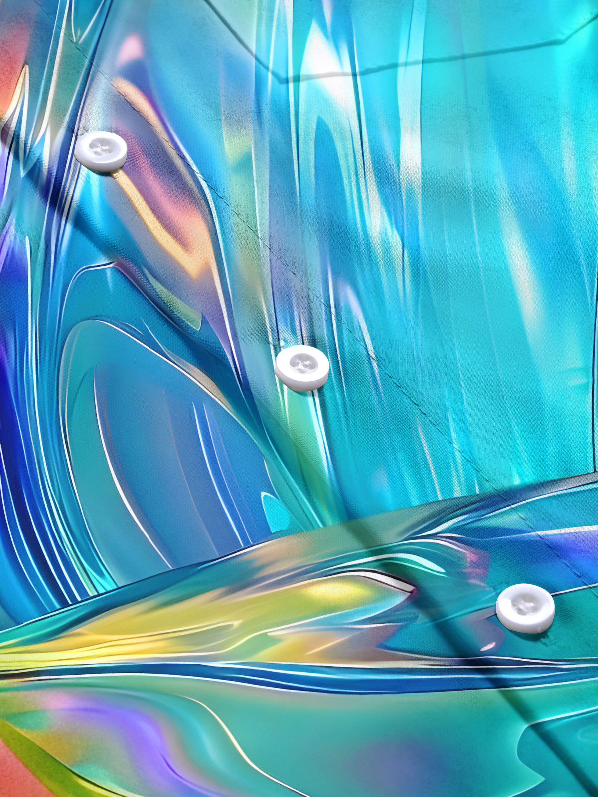 Abstract Men's Pocket Short Sleeve Shirts