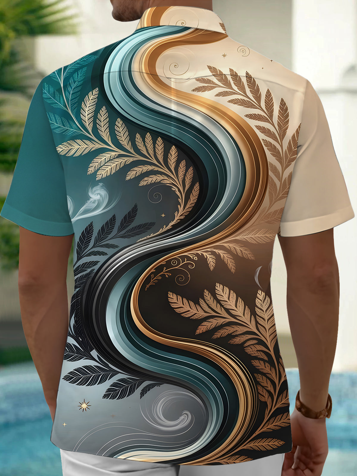 Leaf Men's Pocket Short Sleeve Shirts