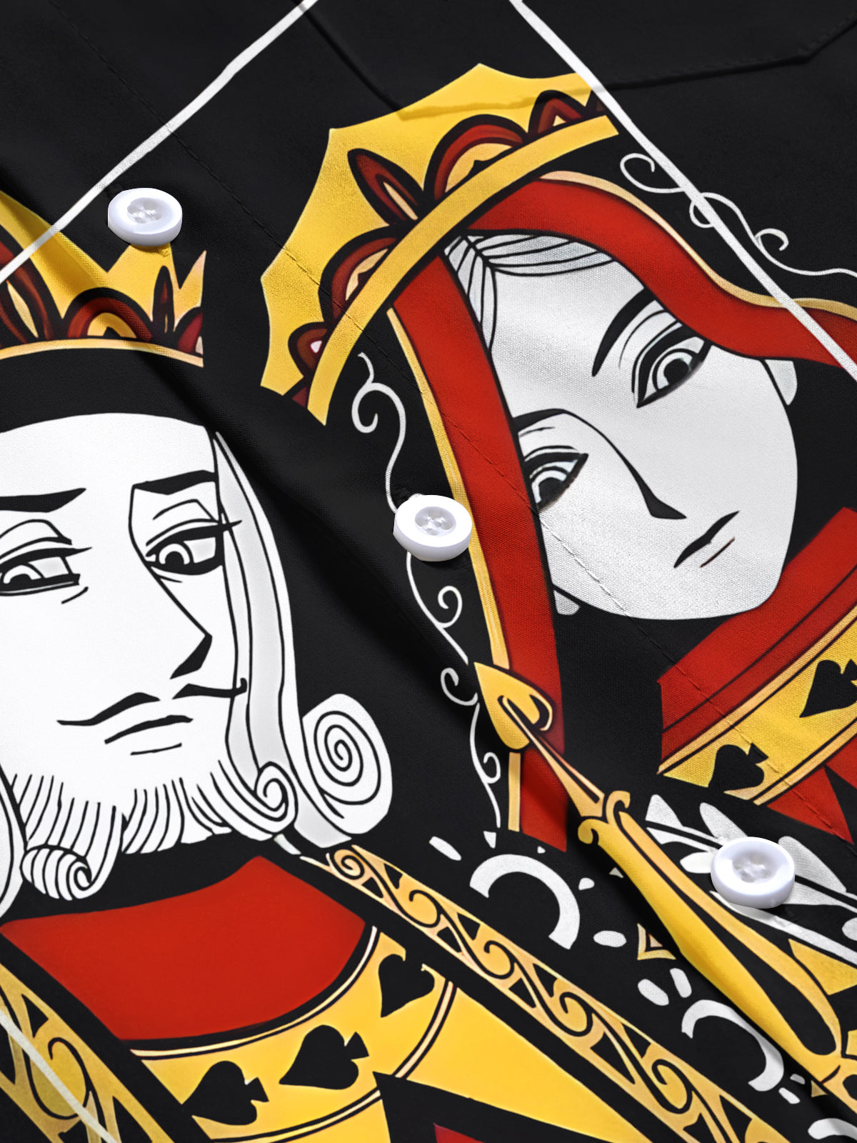 Poker Men's Pocket Short Sleeve Shirts