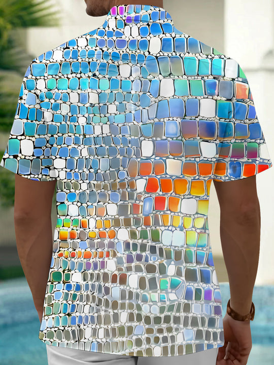 men's pocket shirt back view