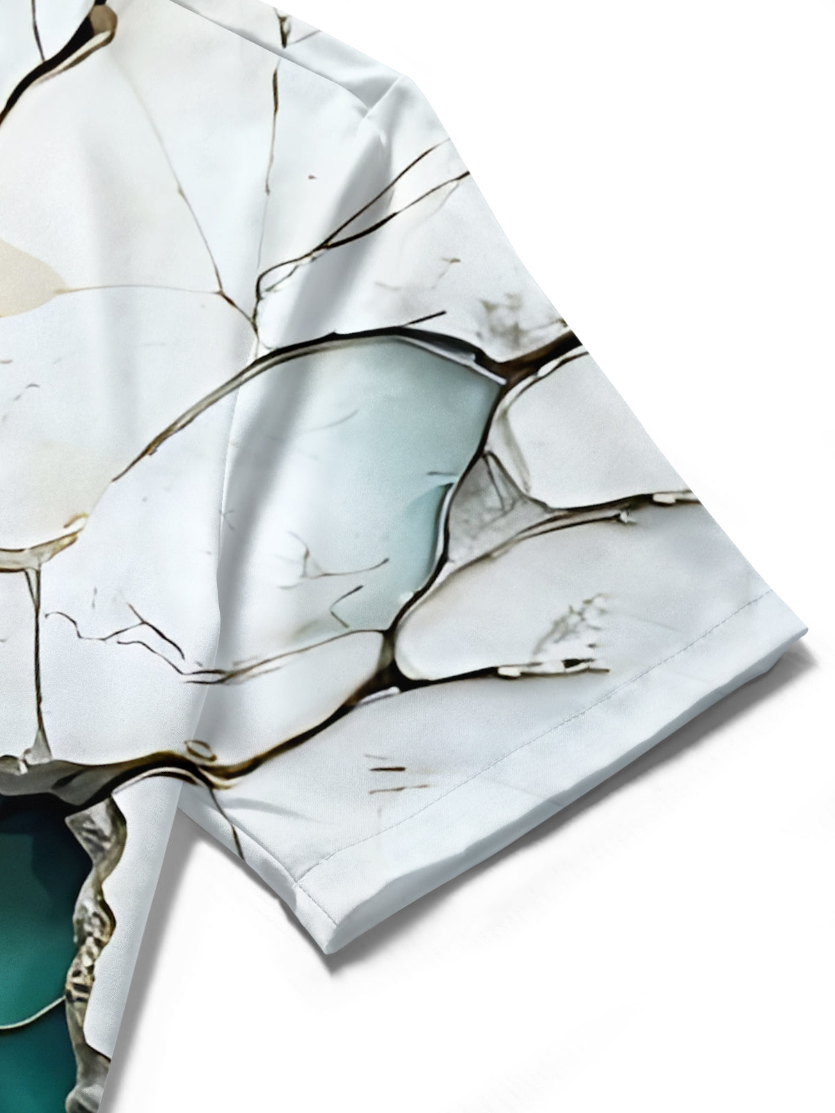 Floral Print Men's Pocket Short Sleeve Shirts