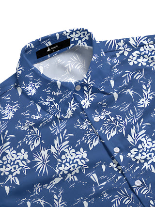 men's botanical shirt side view