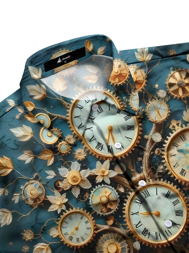 men's short sleeve shirt side view