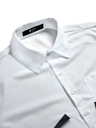 men's short sleeve shirt side view
