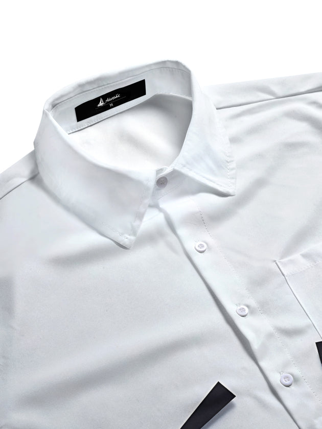 men's short sleeve shirt side view