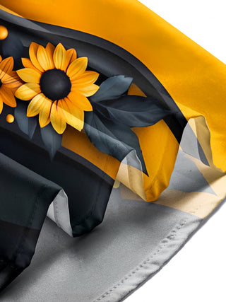 men's sunflower print shirt summer vacation