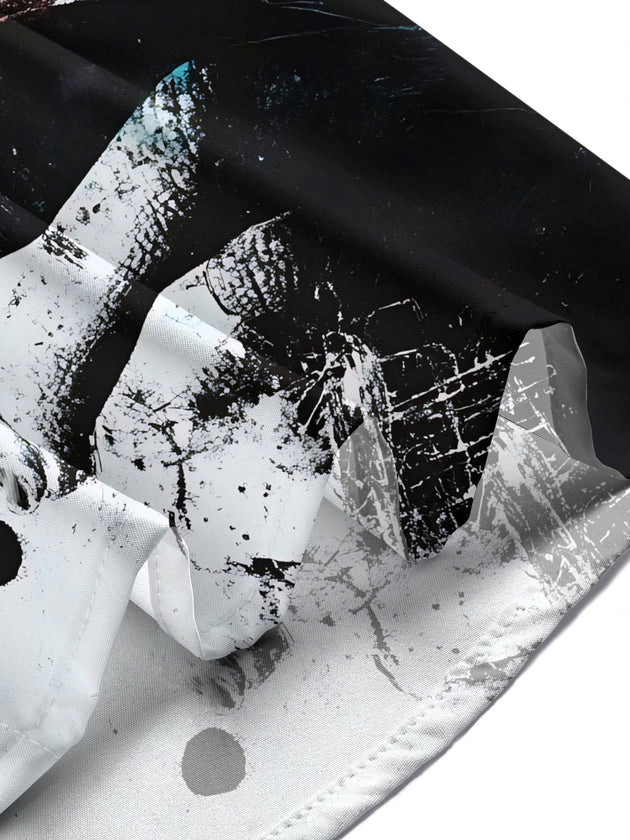 Men's abstract print short sleeve shirt lifestyle outdoor casual wear
