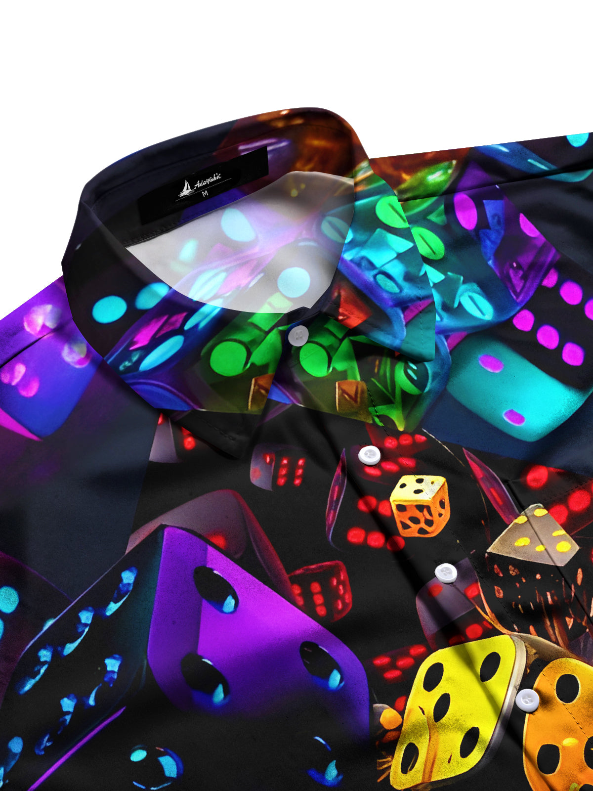 Dice Men's Pocket Short Sleeve Shirts