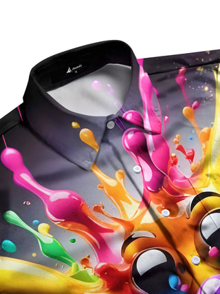 men's short sleeve shirt side view