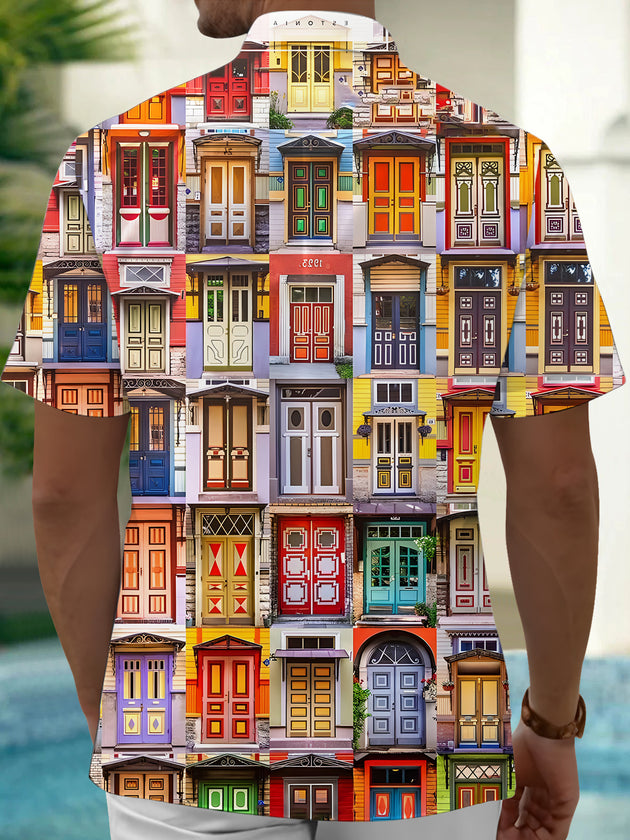 men's pocket shirt back view