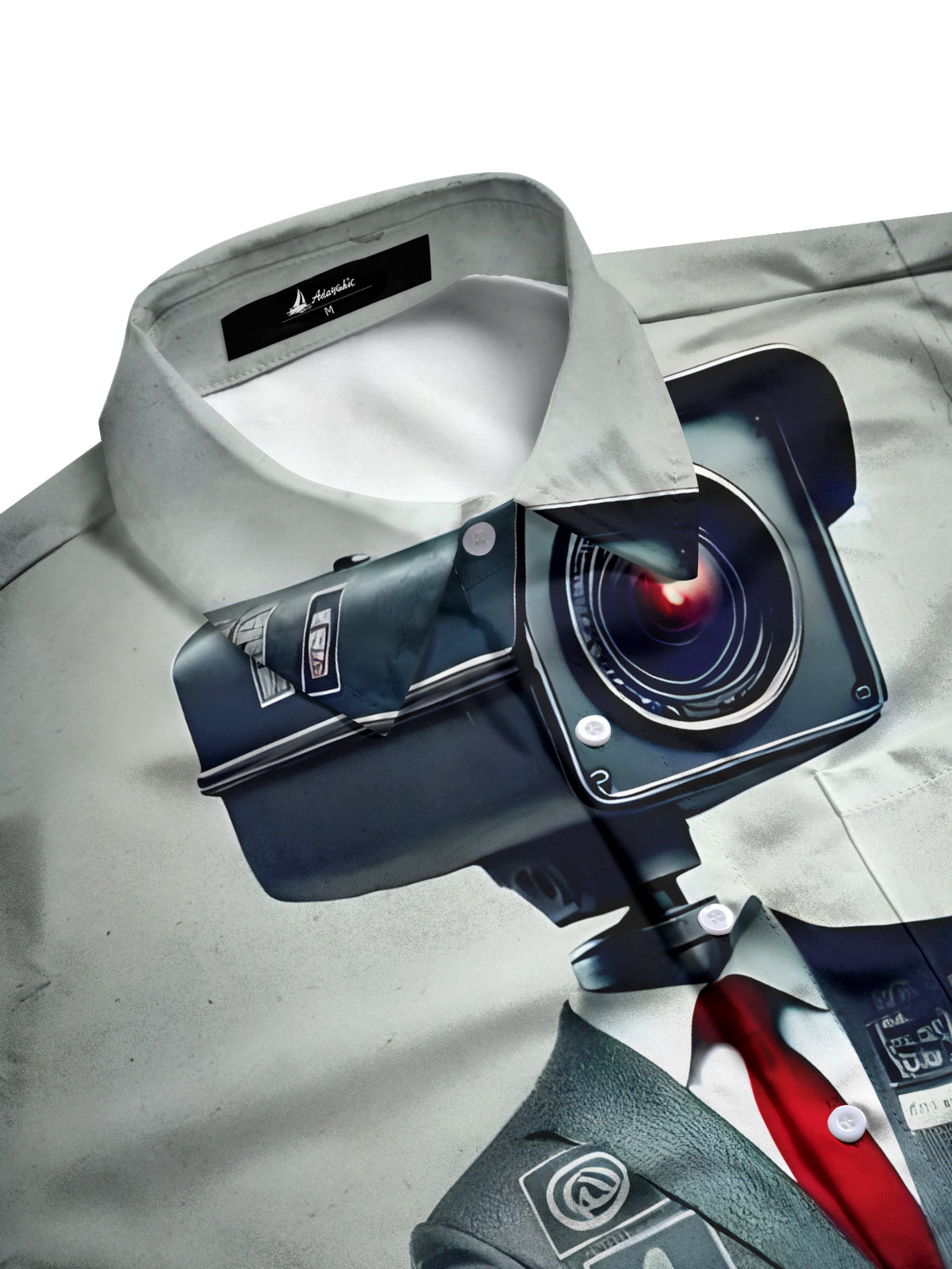 Funny Social Media Under Surveillance Men's Pocket Short Sleeve Shirts