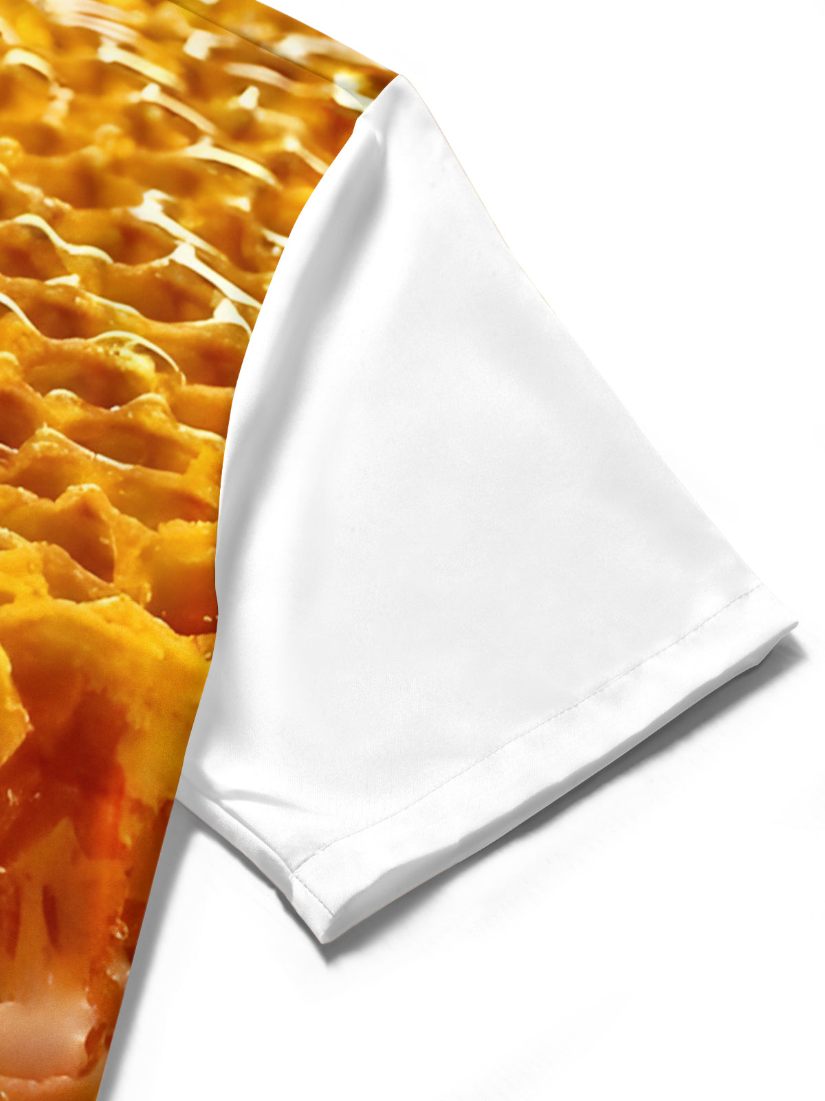 Honey Print Men's Pocket Short Sleeve Shirts