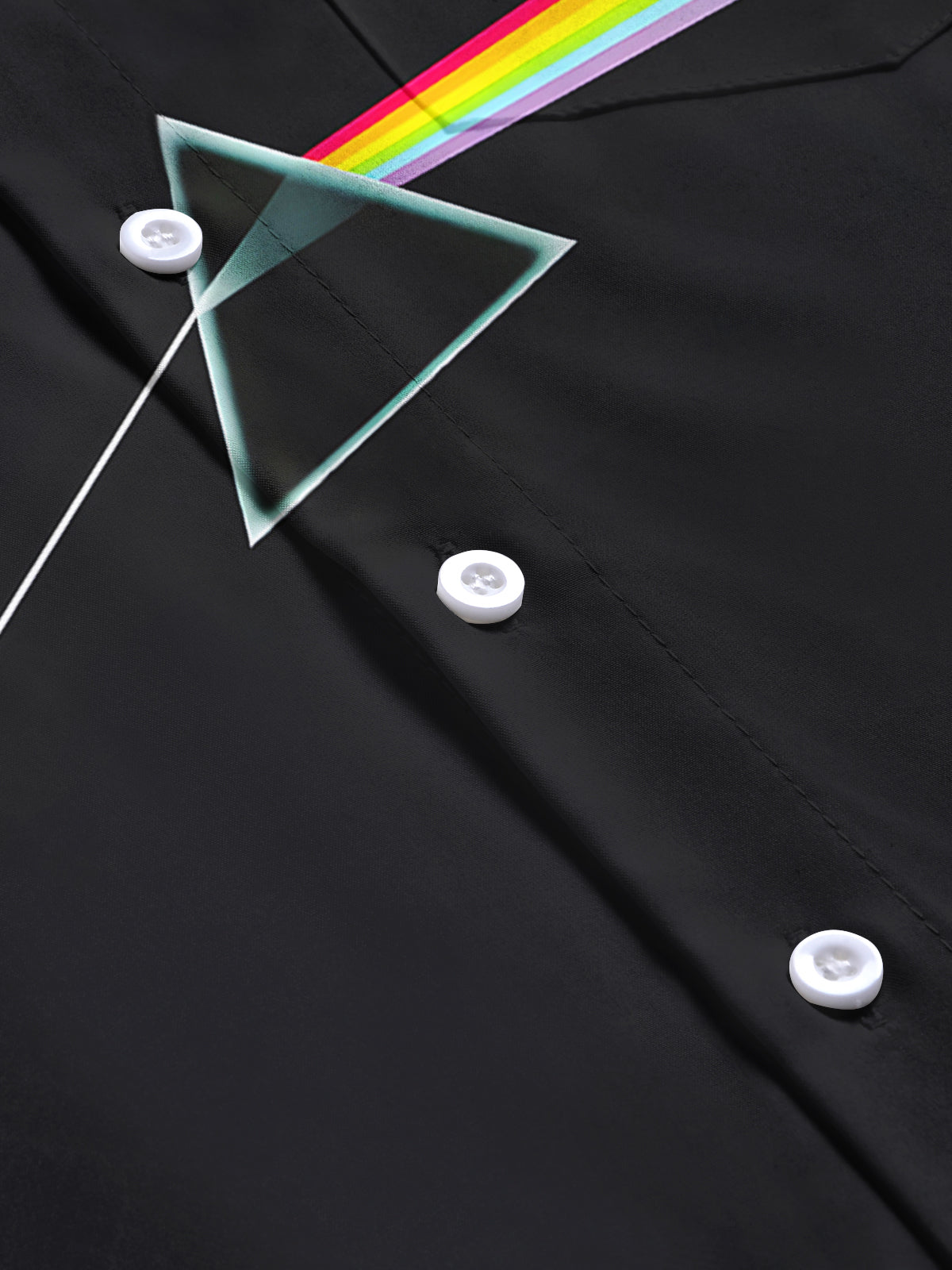 Music Tie Dye Men's Pocket Short Sleeve Shirts