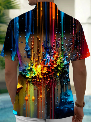 men's tye dye shirt back view