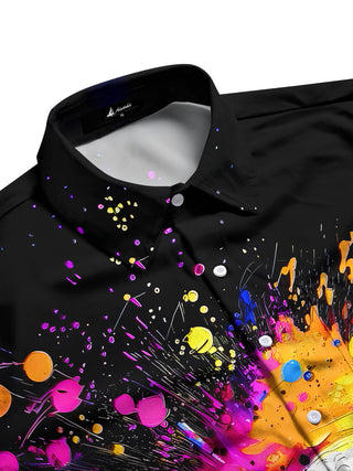 men's team shirt side view
