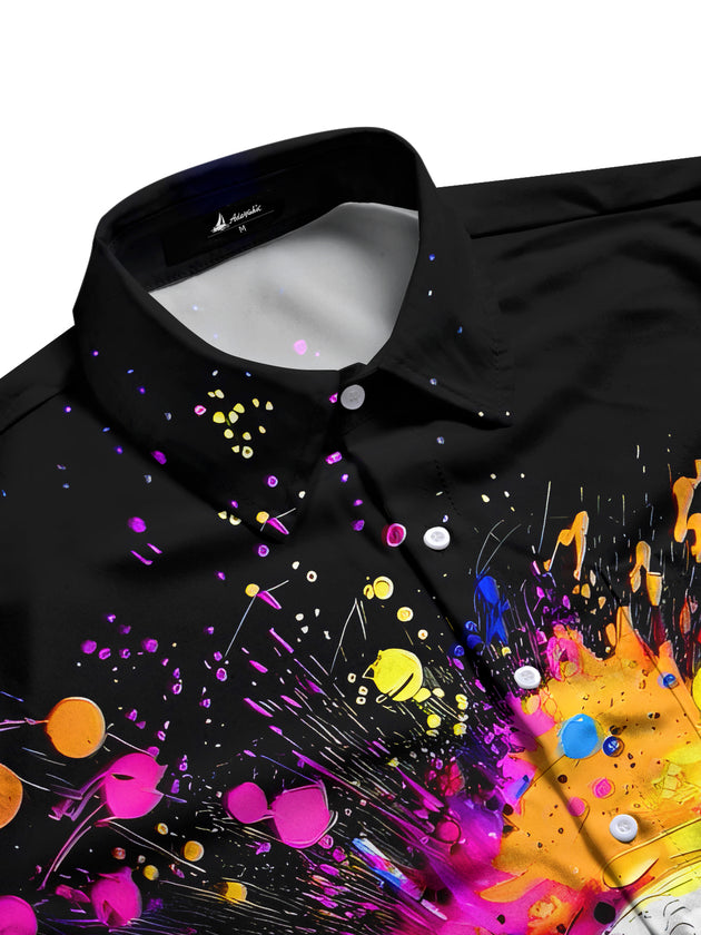 men's team shirt side view