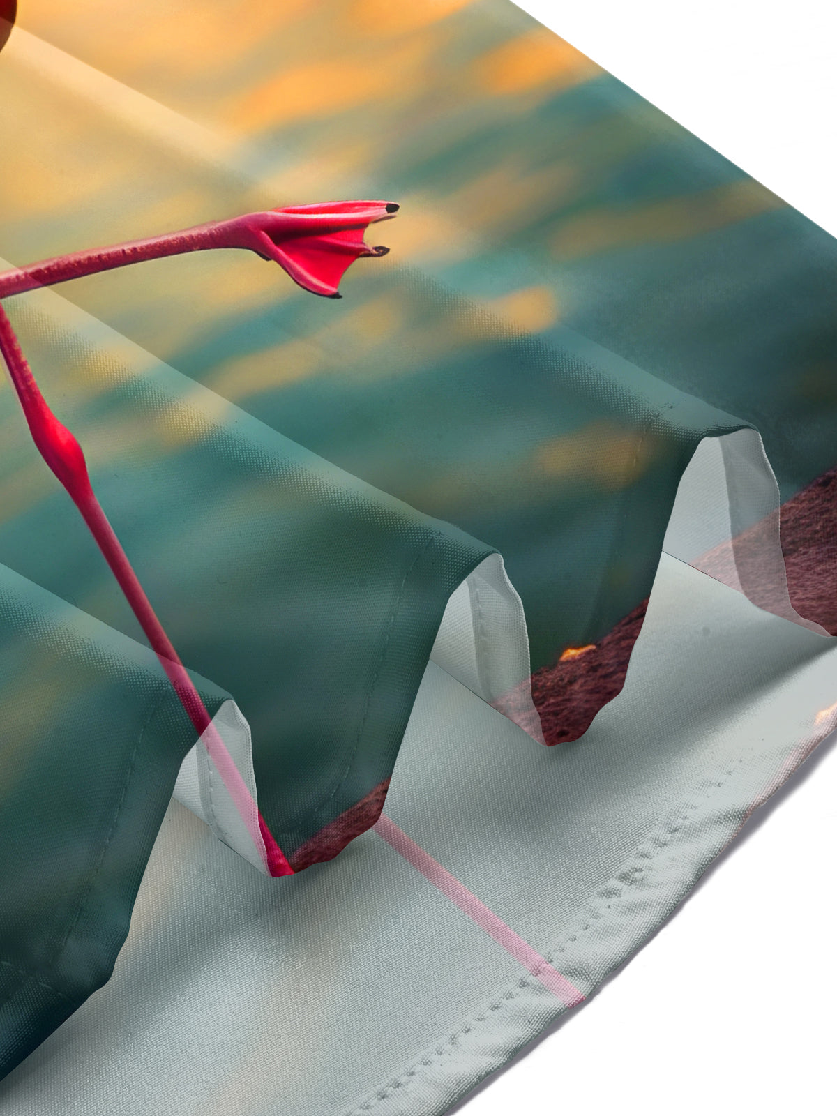 Funny Flamingo Guitar Men's Pocket Short Sleeve Shirts