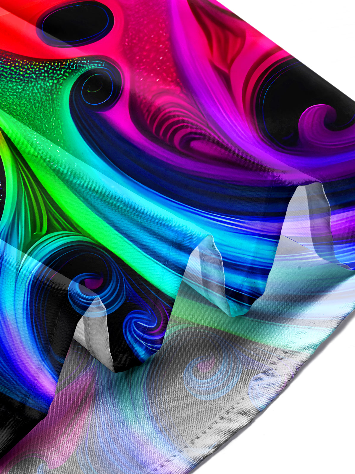 Hawaiian Abstract Men's Pocket Short Sleeve Shirts