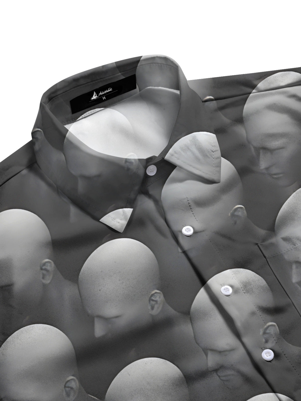 Portrait Art Print Men's Pocket Short Sleeve Shirts