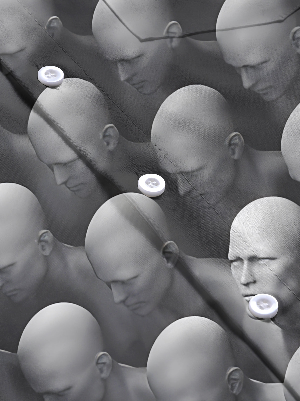 Portrait Art Print Men's Pocket Short Sleeve Shirts