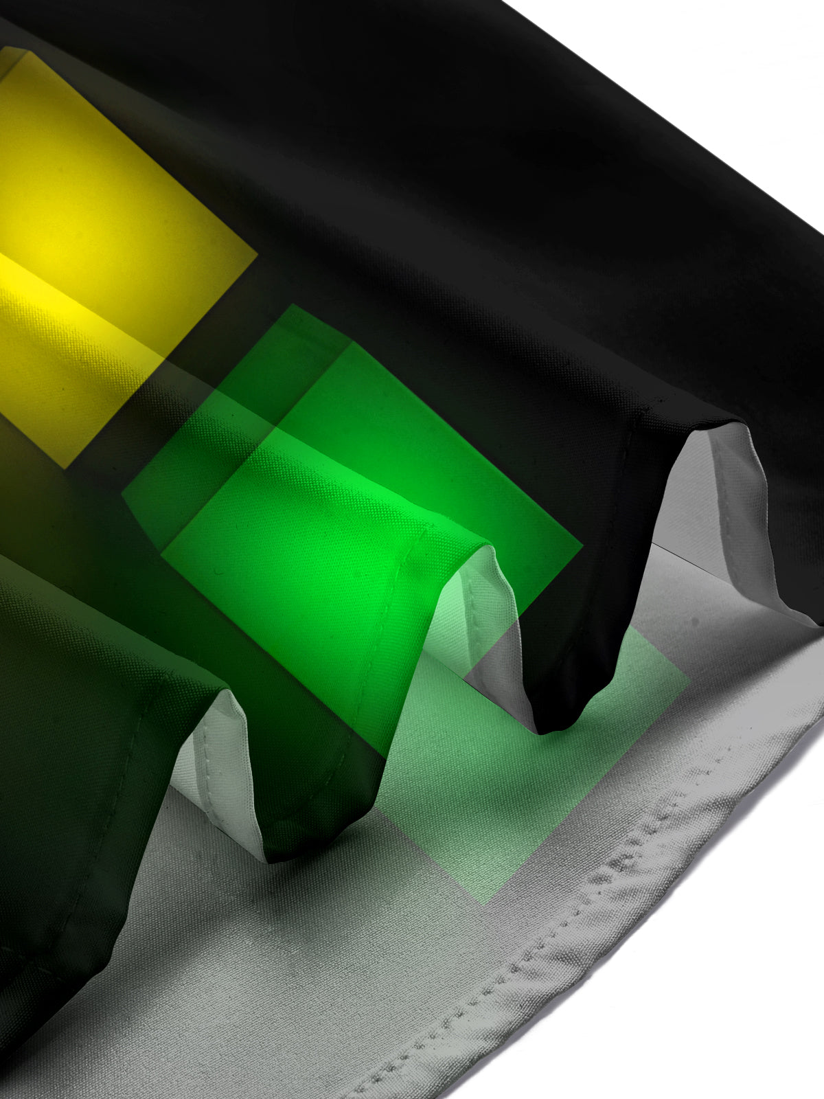 Colorful Geometric Square Print Men's Pocket Short Sleeve Shirts