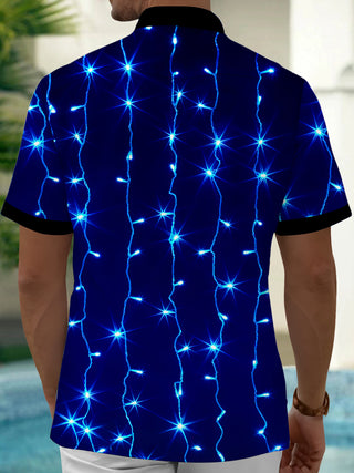 men's short sleeve shirt side view