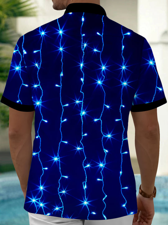 men's short sleeve shirt side view