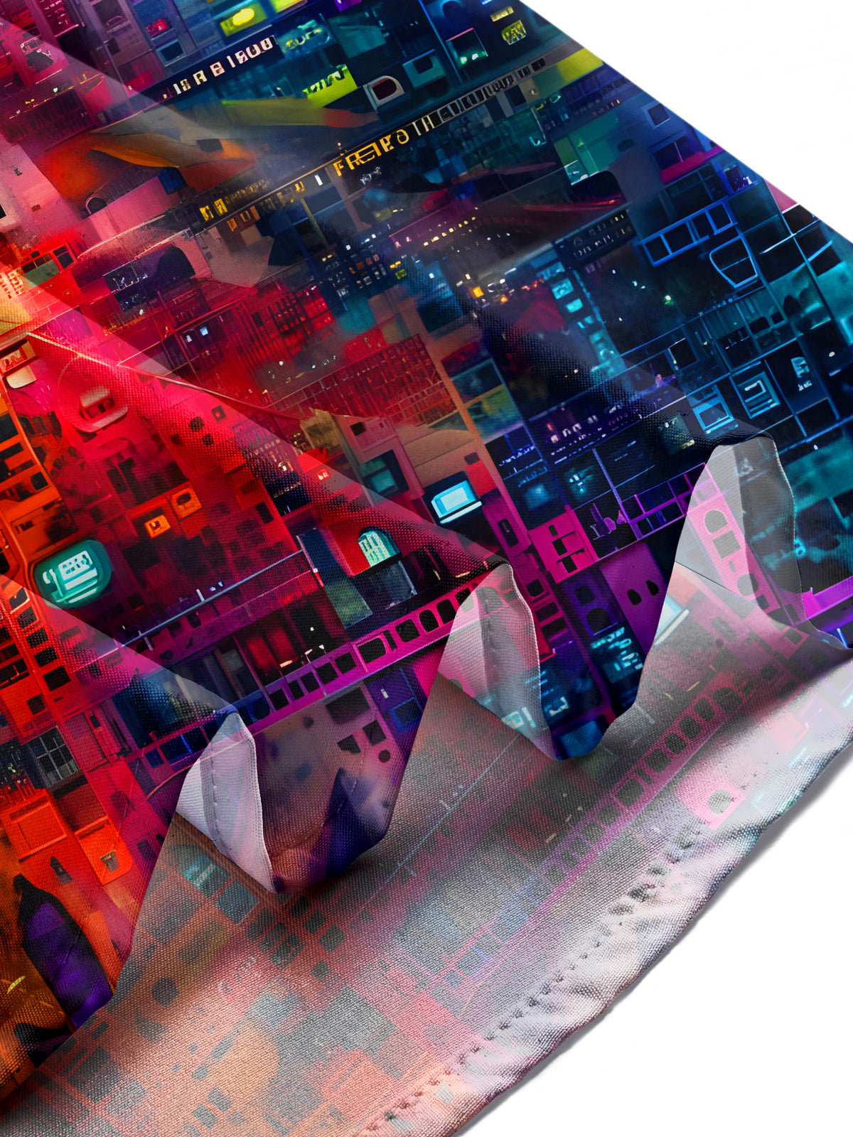 Hawaiian Abstract Men's Pocket Short Sleeve Shirts