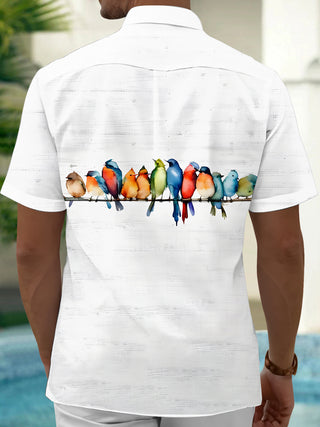 men's pocket shirt back view