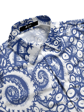 men's tropical shirt side view