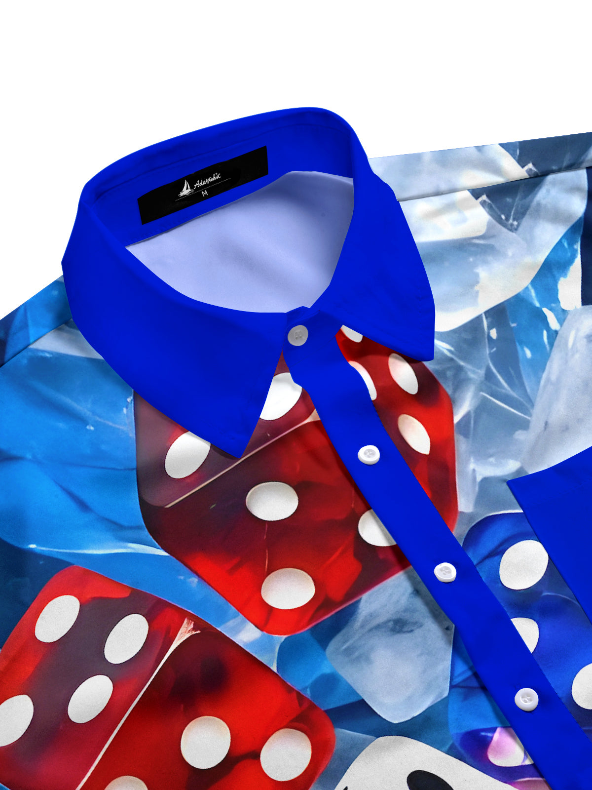 Dice Men's Pocket Short Sleeve Shirts