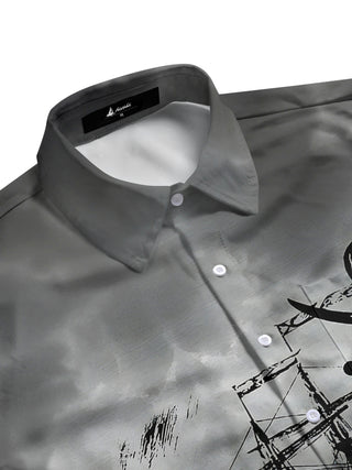 men's tropical shirt side view