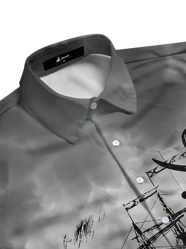 men's tropical shirt side view