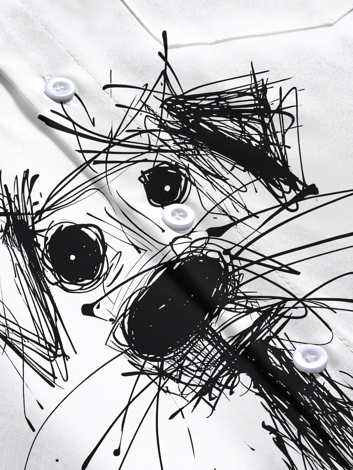 Dog Men's Pocket Short Sleeve Shirts