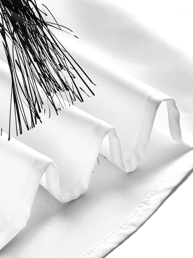 men's dog print shirt summer vacation view 7