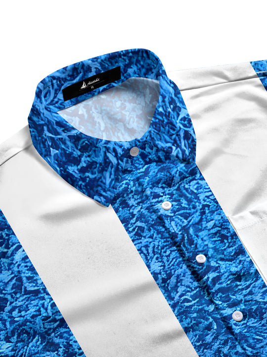men's short sleeve shirt side view